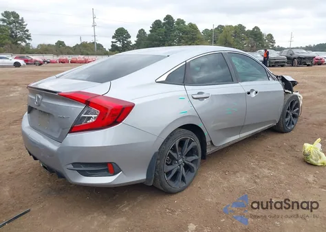 2019 Honda Civic Sport из США, поврежденный, VIN 19XFC2F85KE005991